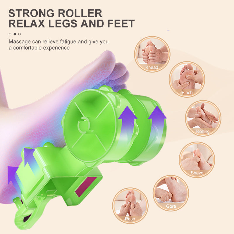Συσκευή Μασάζ Ποδιών & Πελμάτων 50W με Τηλεχειριστήριο και Θεραπεία Θέρμανσης / Shiatsu Foot Massager