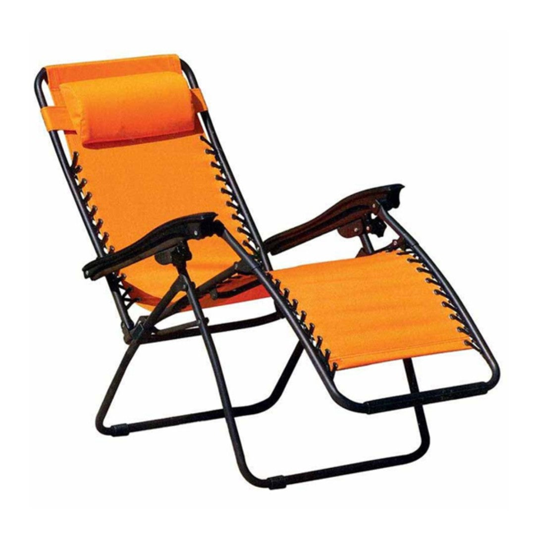 Πολυθρόνα - Ξαπλώστρα "RELAX" Πορτοκαλί 120x70x74cm
